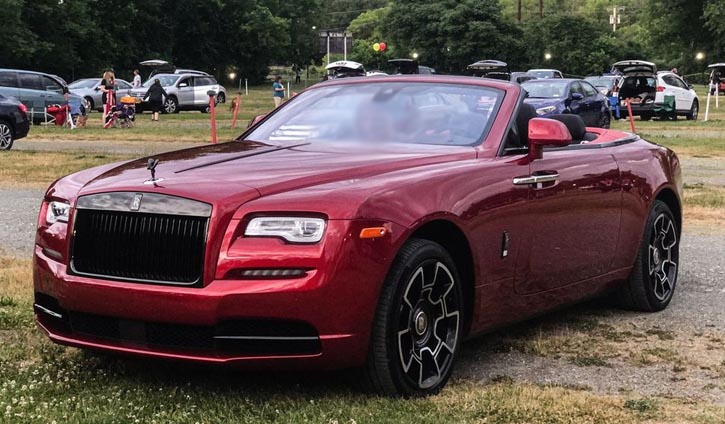 Burna Boy’s 2020 Rolls-Royce Dawn convertible