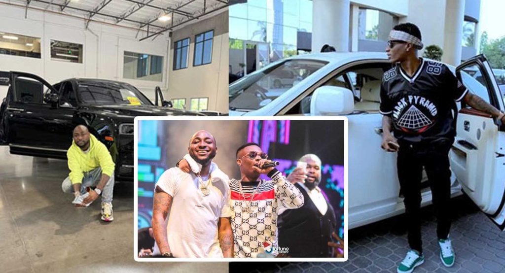 Davido Vs Wizkid – Who Has More Luxury Cars