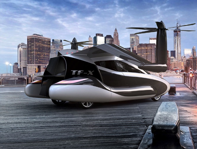 Terrafugia TFX flying car concept