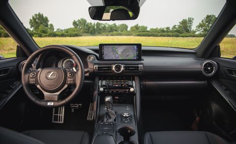 Interior Of The 2022 Lexus IS