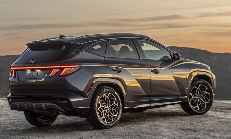 2022 Hyundai Tucson back view