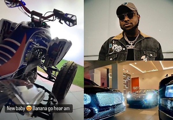 Davido's New Quad Bike