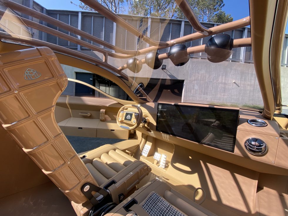 Interior of Virgil Abloh Mercedes Maybach Off-Road Concept Car