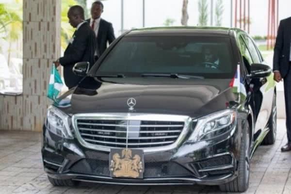 President Buhari's Maybach S650