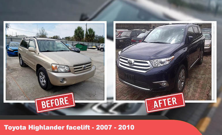 Toyota Highlander facelift - 2007 - 2010