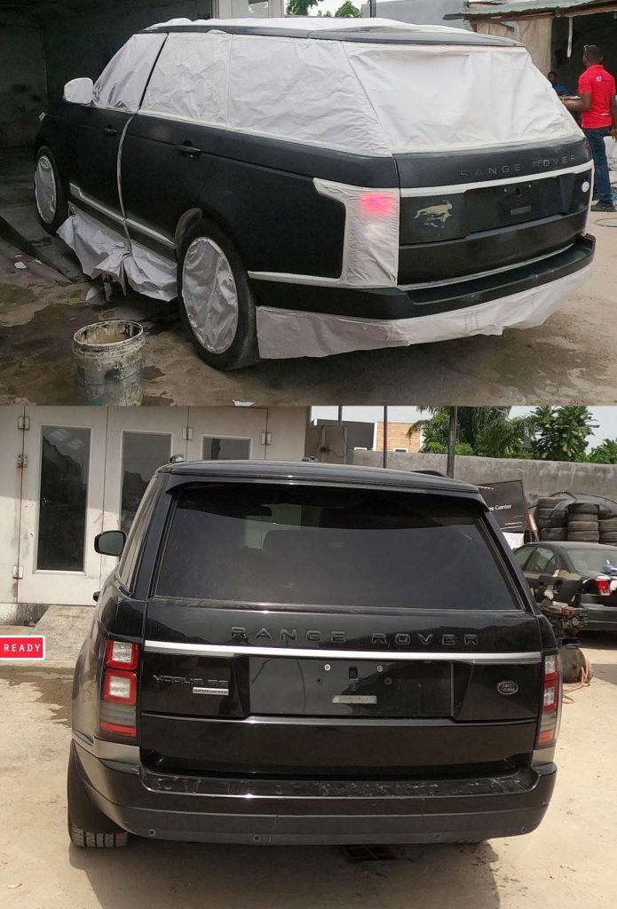 upgraded range rover