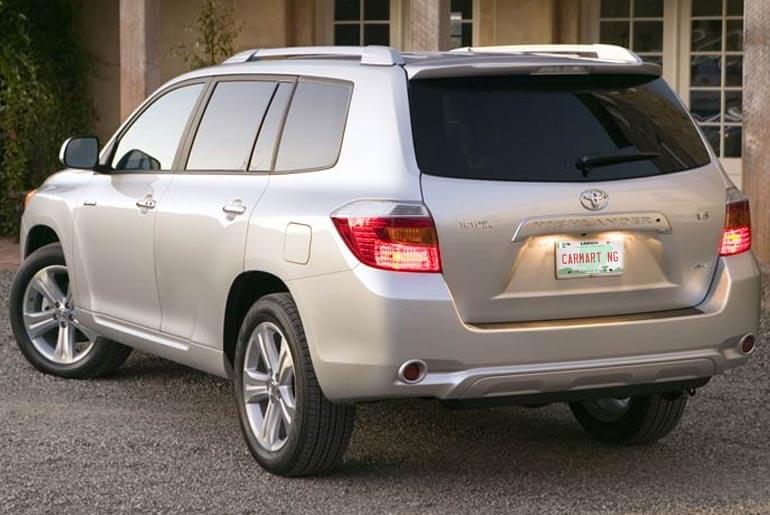 2008 Toyota Highlander back