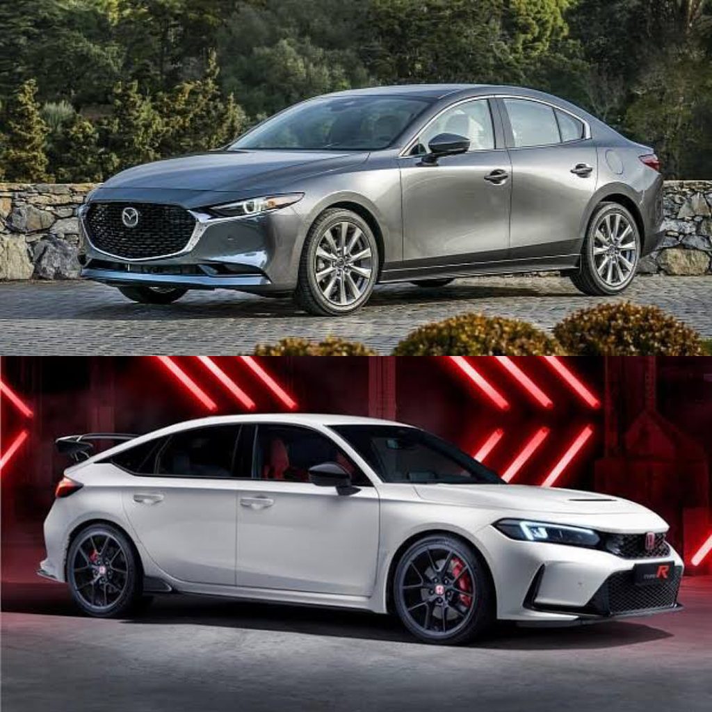 2023 Honda Civic Vs. 2023 Mazda 3