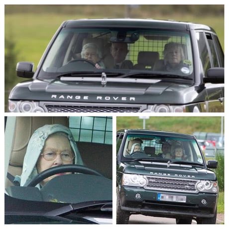 Queen Elizabeth II While Driving