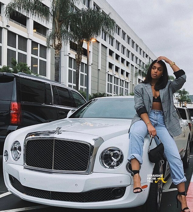 Lori Harvey's Bentley