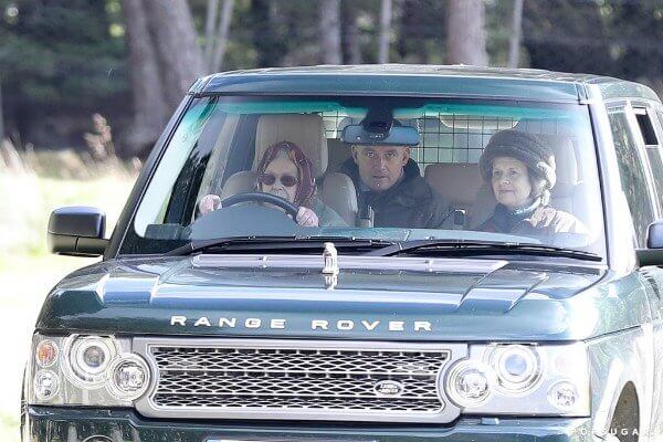 Queen Elizabeth II While Driving