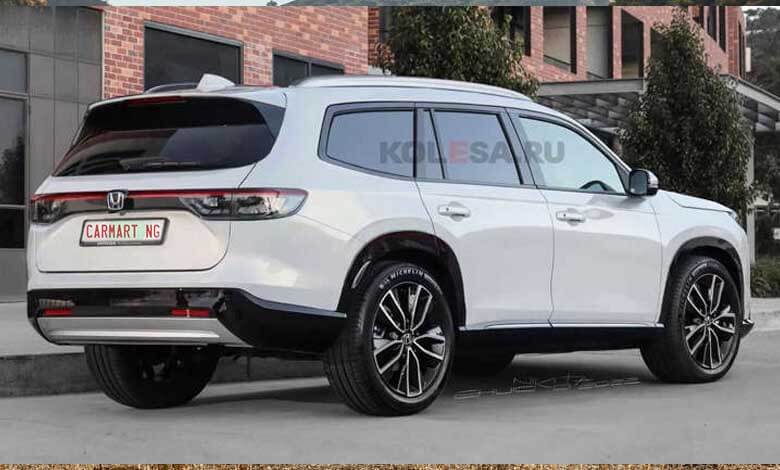 2023 Honda Pilot back view