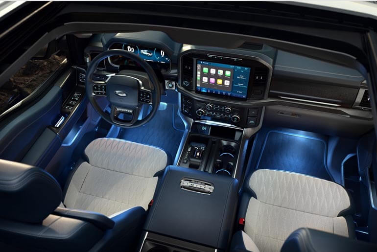 2022 Ford F-150 interior