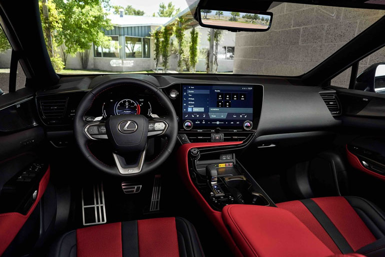 2022 lexus nx350h interior