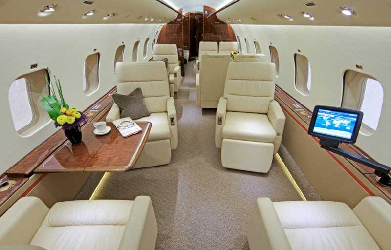 Bombardier Global Express XRS inside