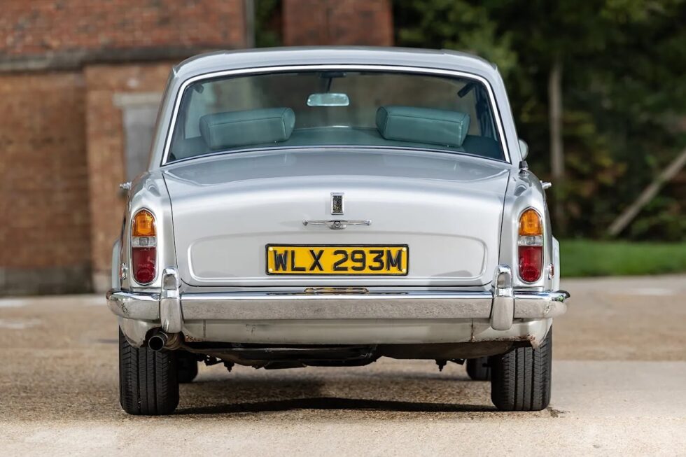 back view of the 1974 Rolls Royce