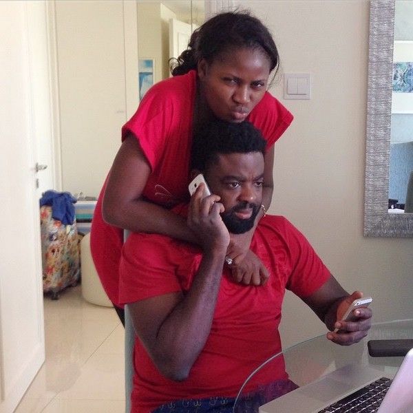 Kunle & his estranged Wife, Tolu