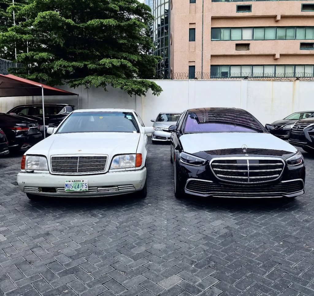 1992 Mercedes S500 Vs. 2022 Mercedes S580