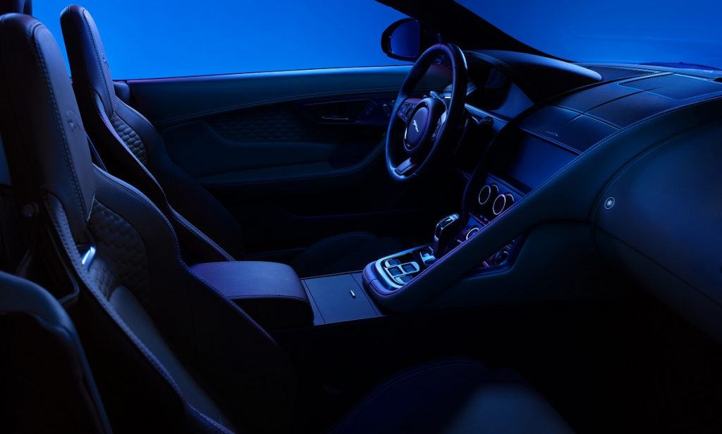 Interior Of The 2023 Jaguar F-Type