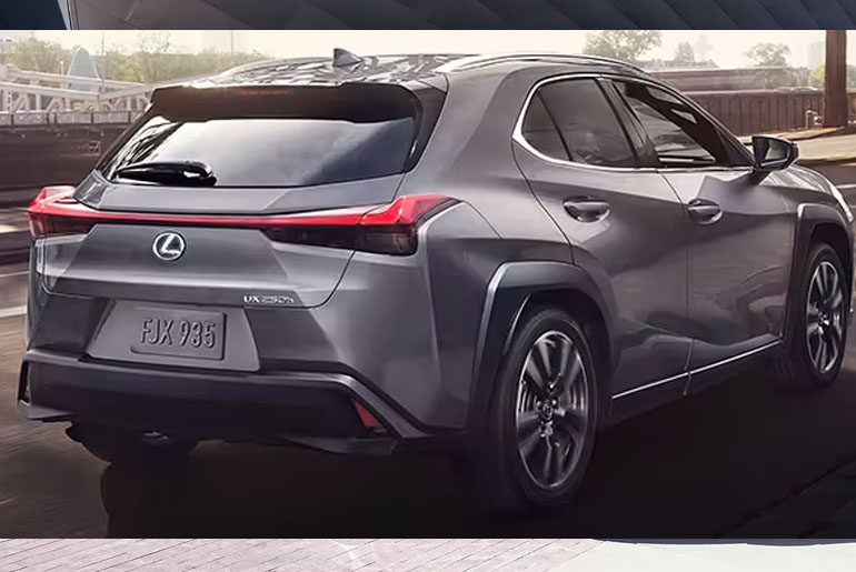 Lexus UX Hybrid back view