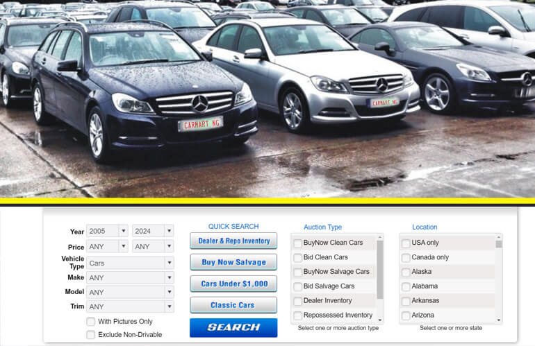 Top Three Best AUCTION Companies To Get Used Car To Nigeria