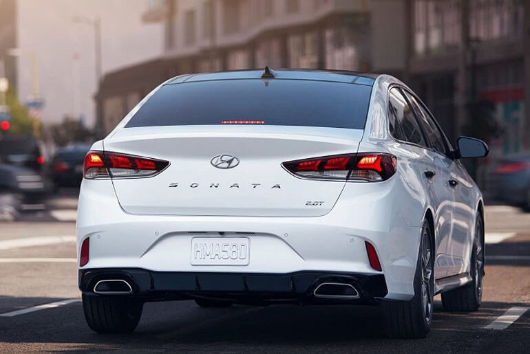 back view 2019 Hyundai Sonata