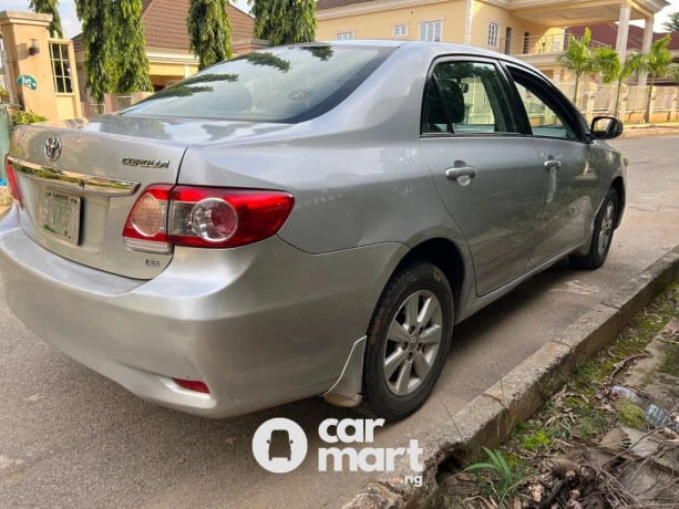 back view of Nigerian Used 2010 Toyota Corolla