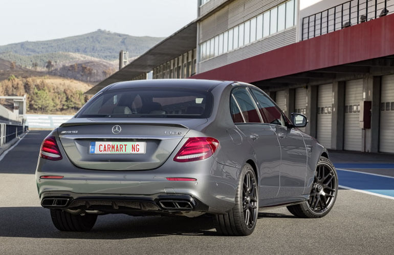 2018 Mercedes-Benz E63S back view