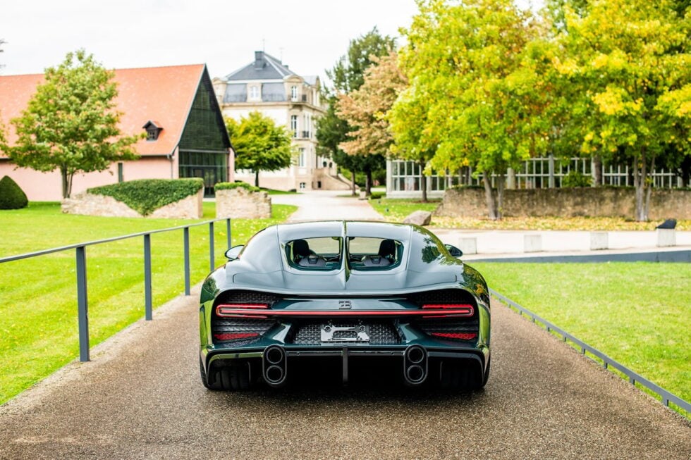 Back View Of The 400th Bugatti Chiron