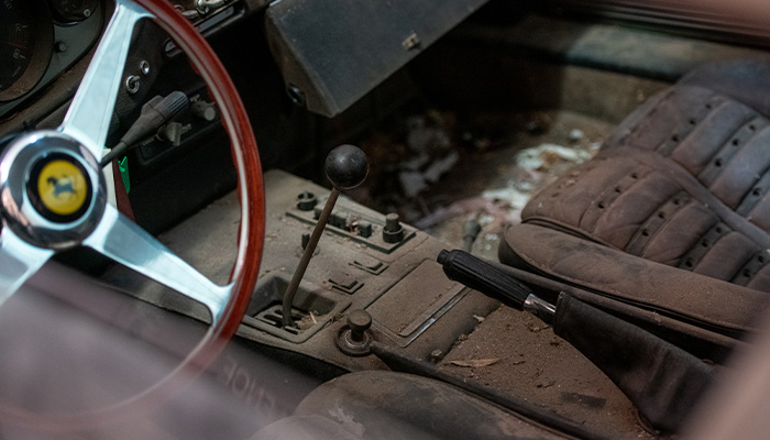 inside the Ferrari 365 GTB4