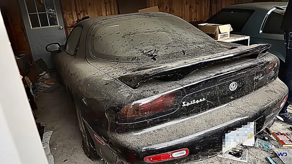 $100,000 Worth Mazda RX-7 Abandoned For 23 Years