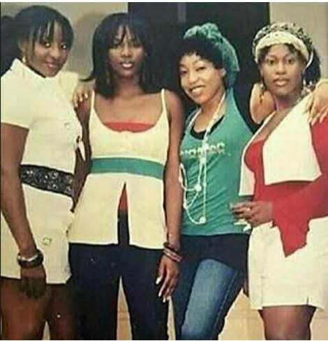 Old Picture Of Rita Dominic With Ini Edo, Genevieve Nnaji & Uche Jombo