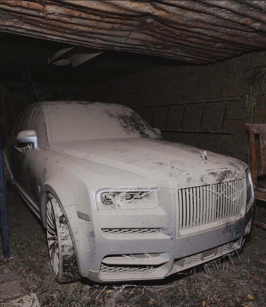 abandoned rolls royce in nigeria