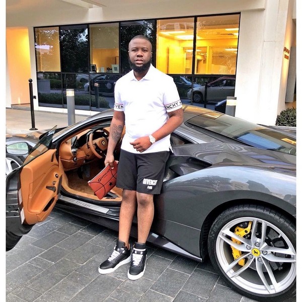 hushpuppi Ferrari 488 GTB