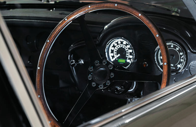 James Bond's Aston Martin DB5 interior