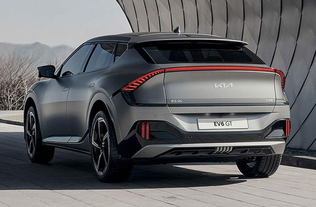 KIA EV6 GT SUV back view