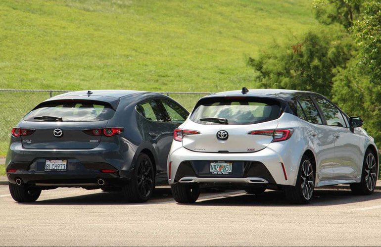 Mazda3 Vs Toyota Corolla Hatchback Comparison