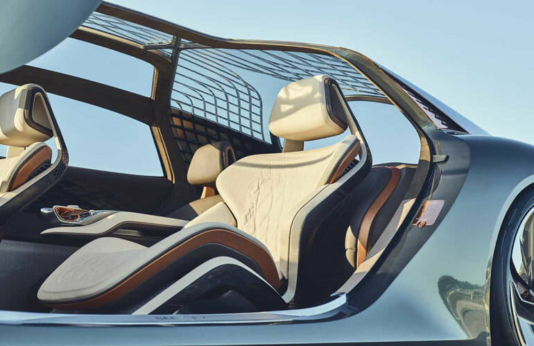 inside Bentley EXP 100 GT