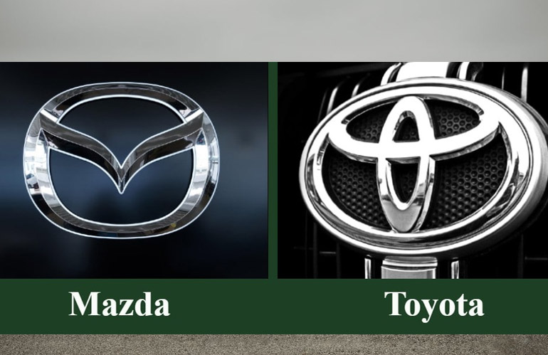 mazda vs toyota logo