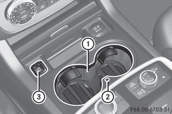 Mercedes-Maybach S-Class a temperature-controlled cup holder