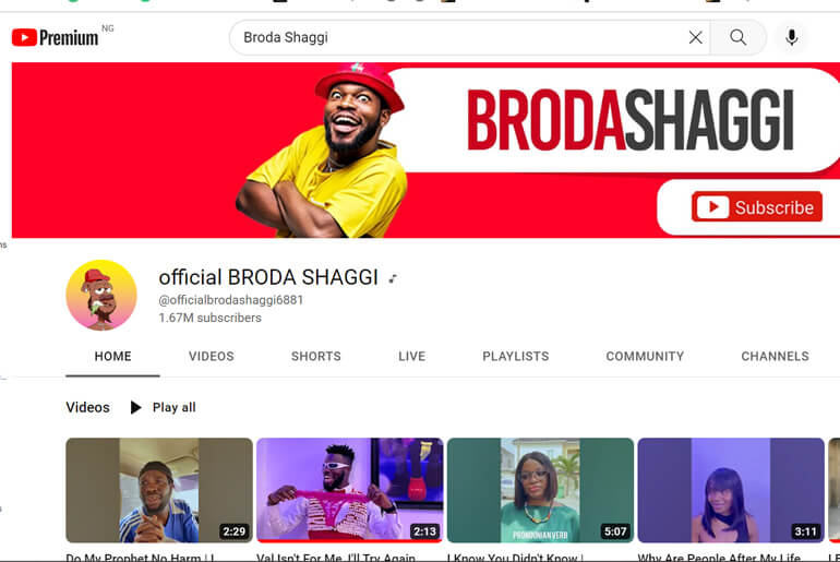 BRODA SHAGGI