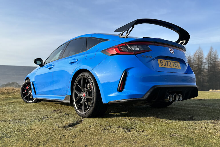 Honda Civic Type R back view