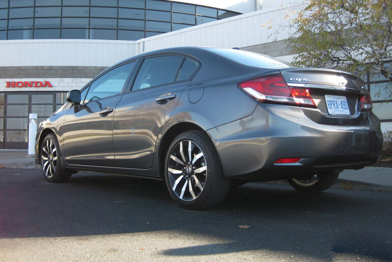 2013 Honda Civic back view