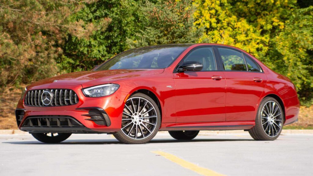 2023 Mercedes-Benz AMG E53 red