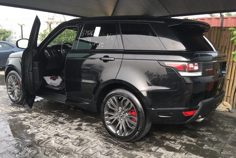 Funke Akindele Range Rover Sport