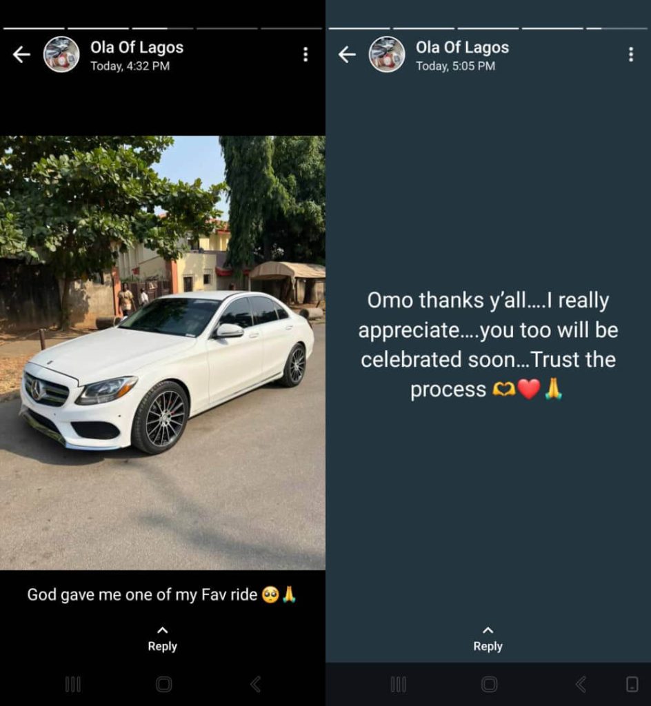 Ola of Lagos 2016 Mercedes-Benz C300