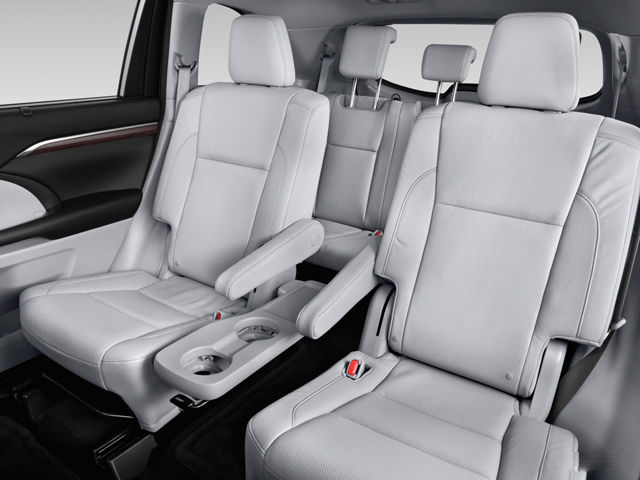 back seat of the 2016 Toyota Highlander