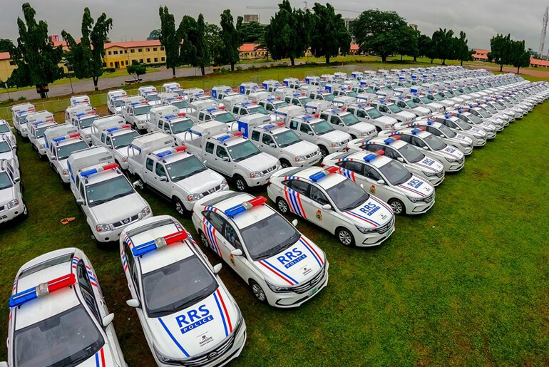 lagos police cars