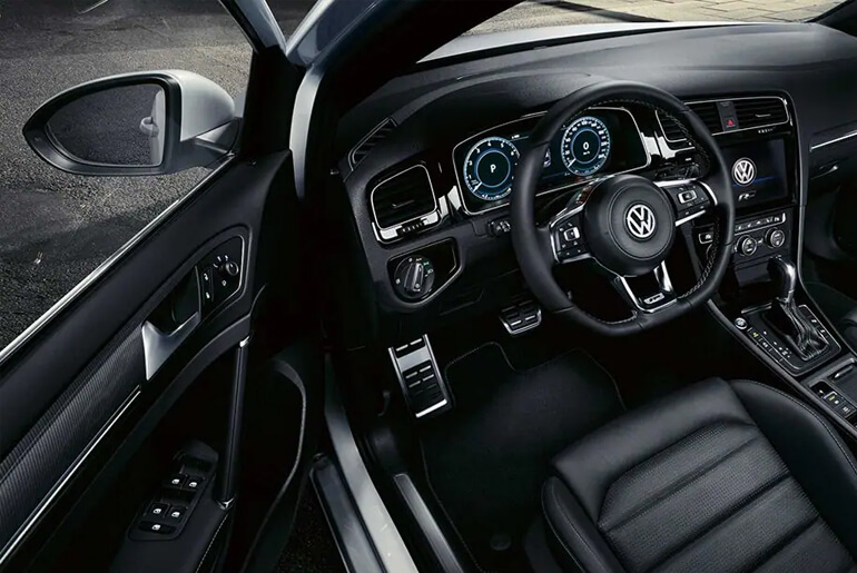 volkswagen golf interior