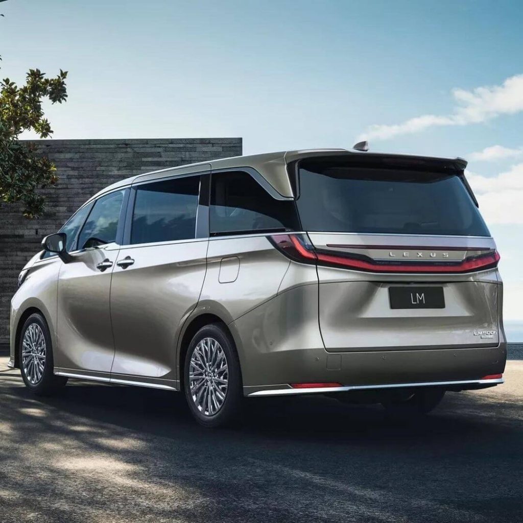 2024 Lexus LM minivan back view